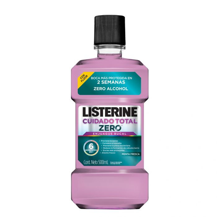 LISTERINE LISTERINE CUIDADO TOTAL ZERO X500